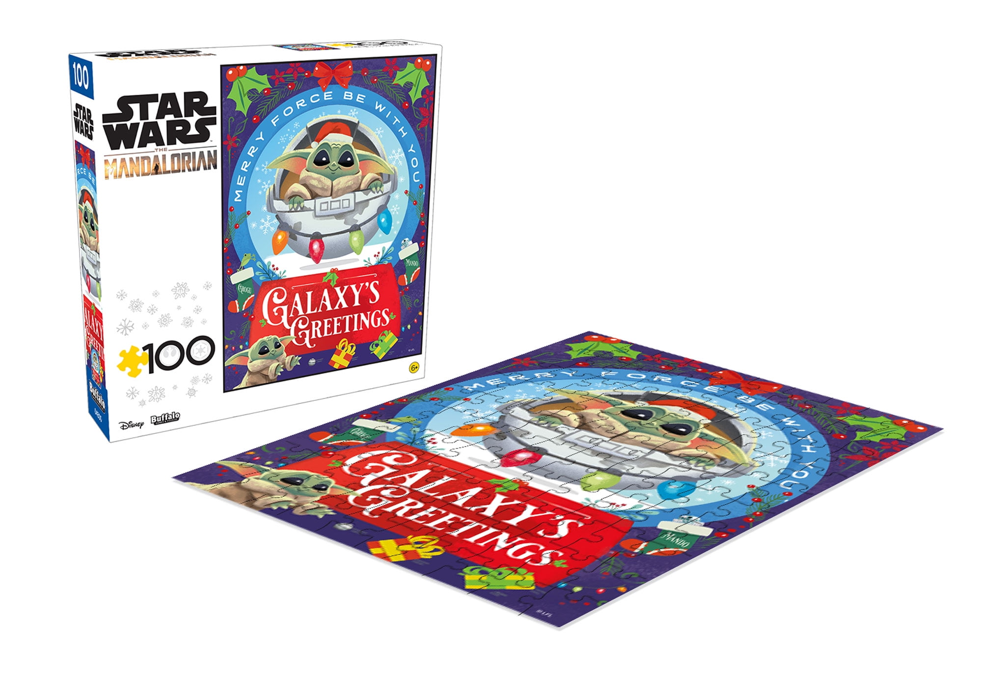 Buffalo Games 100-Piece Star Wars Galaxy's Greetings Interlocking Jigsaw Puzzle