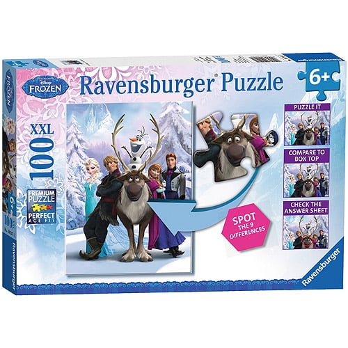 Ravensburger Disney Frozen The Frozen Difference 100 Piece Kids Jigsaw Puzzle Walmart