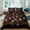 style2521, variant on Art Duvet Cover Dandelion Flower Arrangement Petals Doves Flying s Fantasy Blooms rative Bedding Turquoise Brown