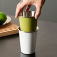 thumbnail image 3 of RUISINERY 4pieces Stackable Camping Water Cup 350ml Teas Coffees Milk Beer Mug Stainless Steels Drinking Cups Outdoor Travel Cups, 3 of 8