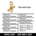 thumbnail image 2 of Kayak with Paddle Icon Wood Mini Charms Shapes DIY Craft Jewelry - With Hole - 16mm (22pcs), 2 of 7