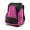 Pink/Black, variant on Adult Backpack Solid Polyester, Purple/Black