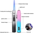 thumbnail image 2 of Butane Torch Lighters, 4.25-inch Refillable Pen Lighter Adjustable Jet Blue Flame Butane Lighter for Grill BBQ Camping (Gas Not Included), 2 of 9
