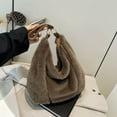 thumbnail image 5 of CHUMUD Fluffy Tote Bag Winter Fuzzy Purses for Women Faux Fur Bag with Strap Soft Furry Handbag Plush Crossbody Bags, 5 of 7