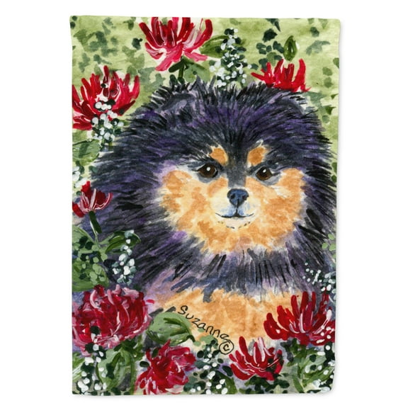 Caroline's Treasures SS8727-FLAG-PARENT Pomeranian Flag, , multicolor