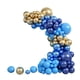 thumbnail image 3 of de guirnaldas de globos, conjunto de cadena de globos, suministros para fiestas, arreglo de globos, decoraciones de fiesta, telón de fondo para Azul y Dorado, 3 of 8