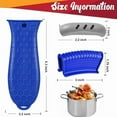 thumbnail image 2 of Cast Iron Handle Cover, 10 Packs Silicone Pot Holders, Cast Iron Handle Covers Heat Resistant, Non-Slip Pot Handle Covers, for Frying Cast Iron Skillet Metal Pan, 2 of 10