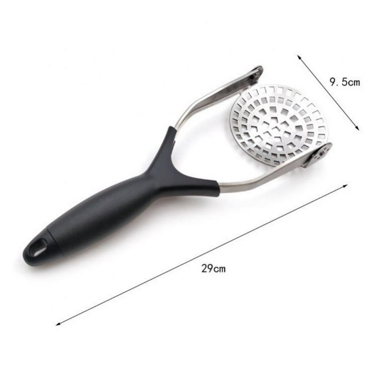 Potato Masher, Manual Spud Smasher Portable Stainless Steel Kitchen Tool  Mashed Mud Kitchen Tools for Vegetables Refried Beans, Baby Food, Fruits,  Bananas, Baking,Yams Potatoes Mesher -Easy to Clean 