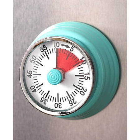 lakeside timer teal magnetic minute retro kitchen dialog displays option button additional opens zoom