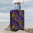 thumbnail image 7 of Gukieu Golden Snake And Purple Rose Print Suitcase Protective Cover, Elastic Zipper Buckle Suitcase Protective Cover, Suitable for Travel, Business Trip-Large, 7 of 7