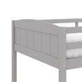 Living Essentials by Hillsdale Alexis Wood Arch Twin Jr. Loft Bed, Gray