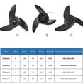 thumbnail image 3 of Moteur Électrique hors-Bord Propeller Kit de Propeller pour Bateau Marin, 3 of 6