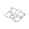 Genuine OE Nissan Floor Mat - 74902-1PB0B