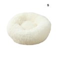 thumbnail image 4 of Ruiboury Double Remplissage Coton Fourrure Surface - Élasticité Tapis Rond Blanc S(40*40), 4 of 6