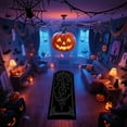 thumbnail image 3 of Halloween Novelty Coffin Rug, Bath Mat with Skeleton/Coffin Designs, Non- Floor Carpet for Bedroom, Bathroom, Party, 3 of 3
