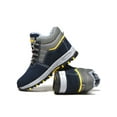 thumbnail image 4 of GENILU Men Comfort Anti-smash Work Shoes Heavy Duty Working Steel Toe Safety Boot Plush Lining Blue 8, 4 of 9