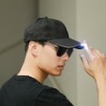 thumbnail image 6 of Skymirror Extended Brim Adjustable 5 LEDs Anti-UV Baseball Hat Men Fishing Jogging LED Sport Hat Outdoor Accessories, 6 of 7
