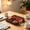Brown #S, variant on Woven Storage Serving Tray with Handles, Decorative Imitation Twisted Fiber Basket for Kitchen Counter Tabletop Fruit Display and Dwelling Organization