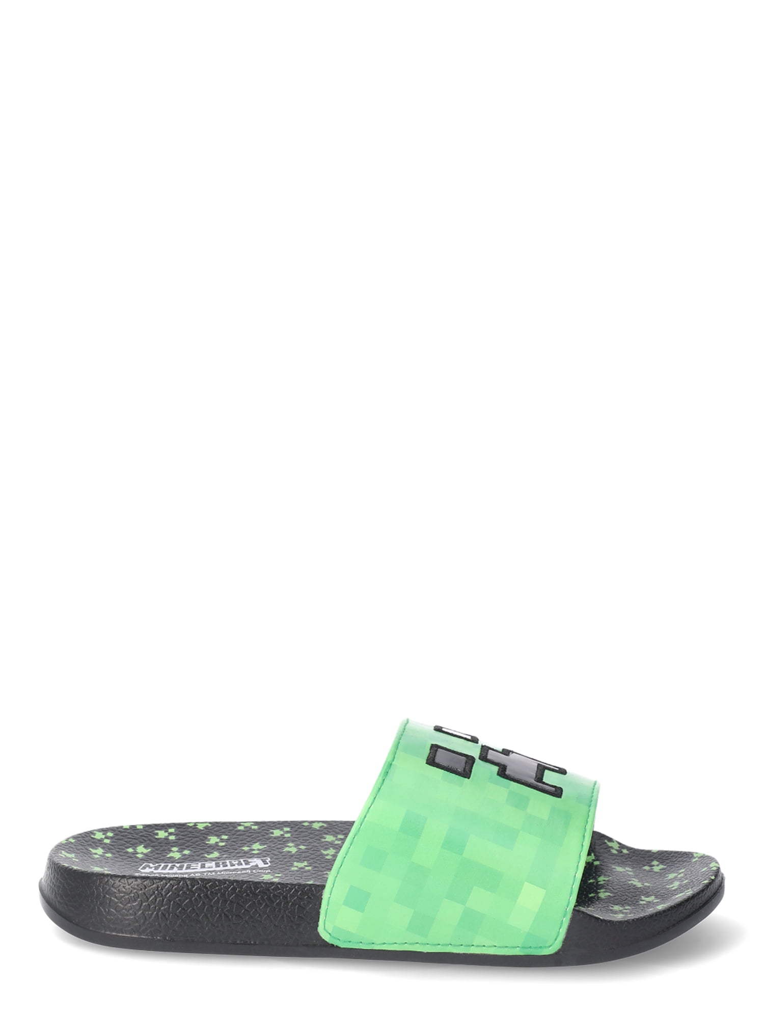 Minecraft Little & Big Boys Slide Sandals