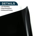 thumbnail image 4 of Unique Bargains Carbon 2 PLY Car Window Tint Film VLT 2% IRR 80% UVR 48% Black 10Ft x 36in Privacy Film 2mil PET 1 Pc, 4 of 8