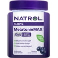 thumbnail image 2 of Natrol MelatoninMax, Sleep Gummies for Adults, Blueberry Flavor, 10 mg, 80 Count, Up to an 80 Day Supply, 2 of 3
