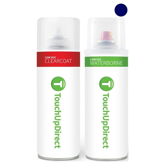 TouchUpDirect PBX/KBX Jazz Blue Metallic Compatible With Dodge Exact Match Touch Up Paint Aerosol - Essential Package