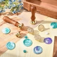 thumbnail image 5 of 8pcs Graduation Wax Seal Stamp Set 6pcs Book Sealing Wax Stamp Heads with 2pcs Universal Wooden Handles DIY, 5 of 9