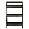 thumbnail image 3 of Stratford 3-Shelf Folding Bookcase-Espresso, 3 of 5