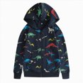 thumbnail image 2 of Gerichy Toddler Zip Up Hoodie Dinosaur Sweatshirt Fall Clothes Boys Fleece Jacket with Hoody 3T-12T, 2 of 7