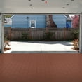 thumbnail image 3 of GroundSmart 16" x 16" x 3/4" Red Dual-Sided Rubber Garden Patio Paver, 9 Pack, 3 of 10