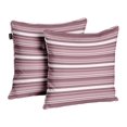 thumbnail image 4 of S4Sassy Orange Cotton Flex Stripe Printed Square Sofa Cushion Cover Dori Pillow Case Throw Pillowslip 2Pcs-18 x 18 Inches, 4 of 5
