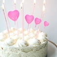 thumbnail image 6 of WEUVEB 20Pcs Pink Heart Cake Toppers for Wedding Party Decorative Cake and Cupcake Picks, 6 of 7