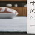 thumbnail image 4 of SAFAVIEH Tacoma Asher Abstract Machine Washable Runner Rug, Grey/Turquoise, 2'6" x 8', 4 of 7