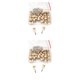 thumbnail image 1 of Advancent Colgadores para cuadros, ganchos colgantes de madera de cabezas para uñas, juego de clavos para joyería, herramientas de decoración 25 Piezas Tipo 6 2Conjunto, 1 of 6