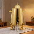 thumbnail image 3 of 3.43Gallon Stainless Steel Hot Beverage Dispenser,Coffee Chafer Urn with Spigot&Fuel Holder,Cold&Hot Drinks Dispenser for Milk Coffee Tea Juice - Parties Catering Buffet Event, 3 of 20
