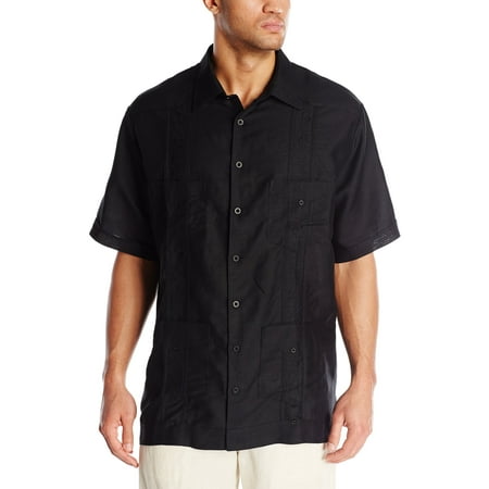 Cubavera NEW Jet Black Mens Size Big 4X Embroidered Button Down Shirt ...