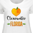 thumbnail image 4 of Inktastic Clearwater Florida Orange in Heart Women's Plus Size T-Shirt, 4 of 5
