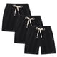 thumbnail image 2 of Odeerbi 2-10 Años Niños Niñas 3 Pcs Verano Algodón Lino Pantalones Cortos Entrenamiento Deportivos Cortos Lindo Color Sólido Pantalones Cortos Suaves Respirables, 2 of 9