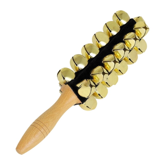 25 campanas de trineo, decoración de madera, juguete musical de aprendizaje, campana de mano, instrumento musical para fiestas, , cumpleaños,
