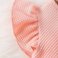 thumbnail image 5 of Hotiary Infant Baby Girl Flower Dresses and Cardigan Set Toddler Long Sleeve Tulle Dress Ruffle Cropped Bolero Shrug with Headband Outfits Deep Pink for 3 Months-3 Years, 5 of 8