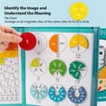 thumbnail image 7 of Magnetic Fraction Demonstration Book,Magnetic Fraction Book,Magnetic Fraction Tiles,Learning Building Block Set (1pc), 7 of 7