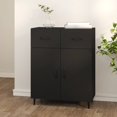 thumbnail image 1 of vidaXL Sideboard Black 69.5x34x90 cm Engineered Wood, 1 of 5