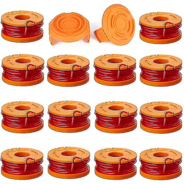 Paquete de 16 hilos de corte para carretes Worx Wa0010 Wg175, repuestos de 10 pies kaili Sencillez