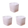 thumbnail image 3 of Ounissouiy Gorro de chef desechable de 20 piezas, tapa para la cabeza, gorros de cocina, cuadrado de cocina Type1 NO1, 3 of 6