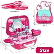 Kids Makeup Set for Little Girls, Play Makeup Kits for Toddler Girls, Toddler Toys for Girls 2 3 4 5 Year Old