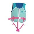 thumbnail image 4 of Chaleco salvavidas de natación para niños con correa ajustable para navegar, niños y niñas. Rosa, 4 of 8