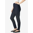 thumbnail image 3 of Woman Within Plus Size Petite Pull-On Elastic-Waist Stretch Fineline Denim Jeans, 3 of 6