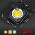 thumbnail image 4 of Lámparas COB, lámpara de llavero LED recargable 4 modos de iluminación lámpara impermeable Rojo shamjiam Linternas pequeñas COB, 4 of 9