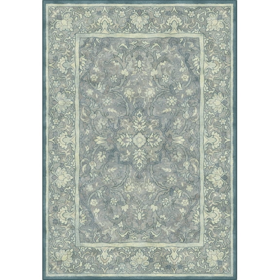 SAFAVIEH Vintage Gina Traditional Area Rug, Blue, 4' x 5'7"