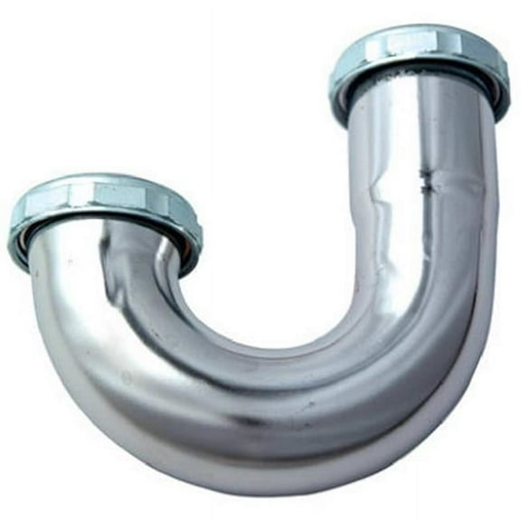 1.5 in. Master Plumber Chrome Kitchen J Bend